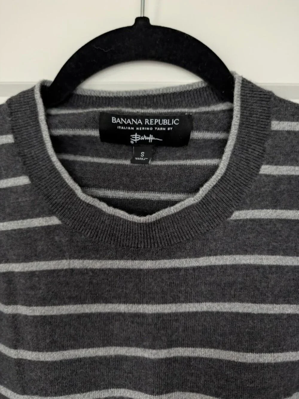 Banana Republic Italian Marino Yarn Sweater in Men's Small